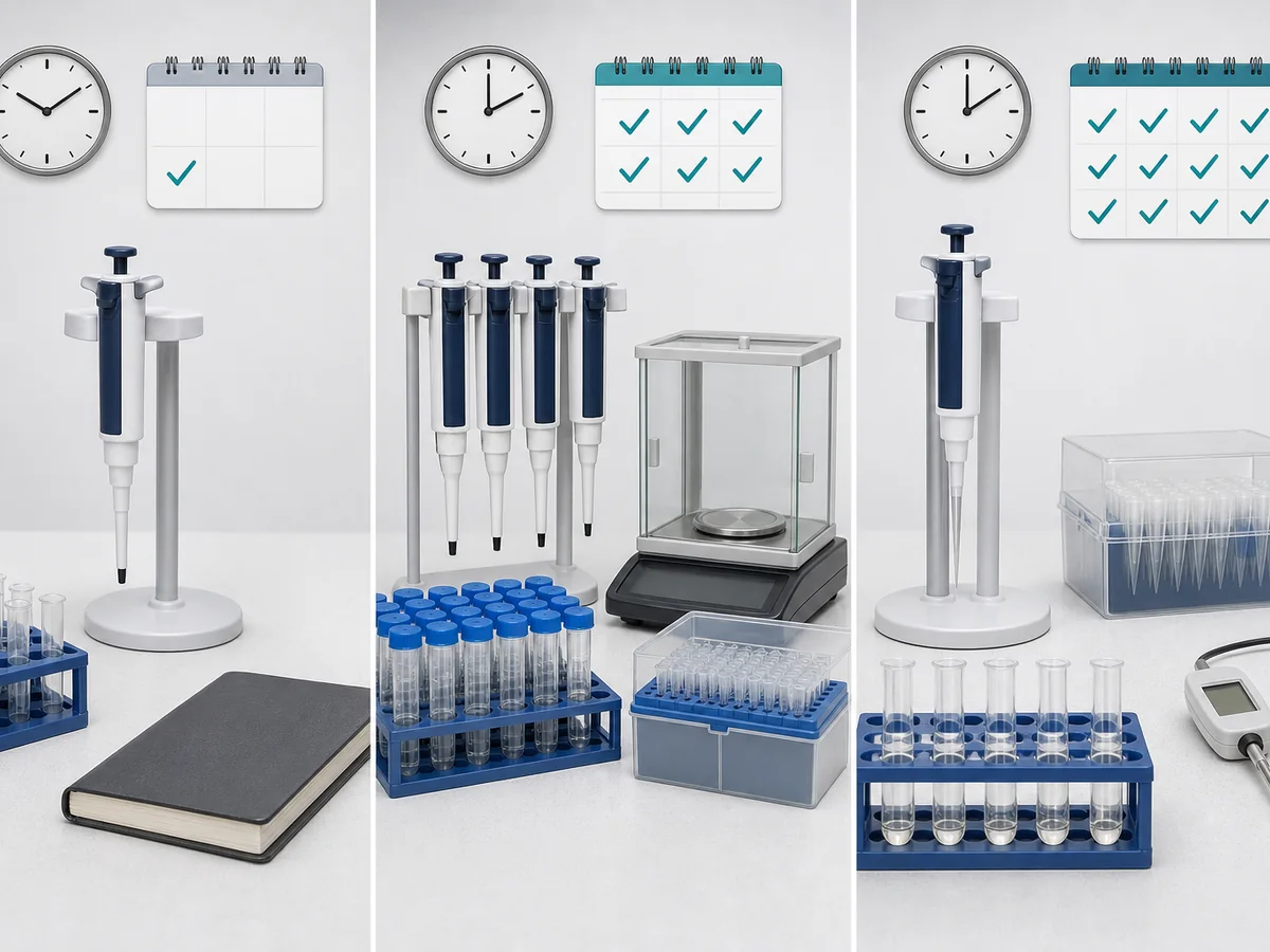 Low-use high-use and difficult-liquid pipette workflows compared