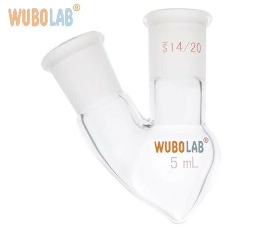 Two Necks Pear shaped Flasks product image